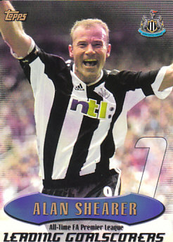 Alan Shearer Newcastle United 2003 Topps Premier Gold All/Time Record #AT06